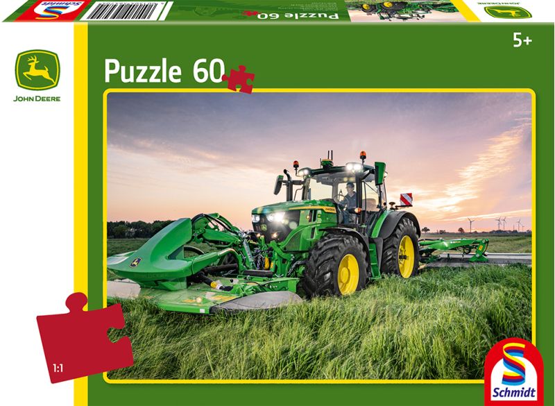 Puzzel John Deere 6R185 (60 stukken)