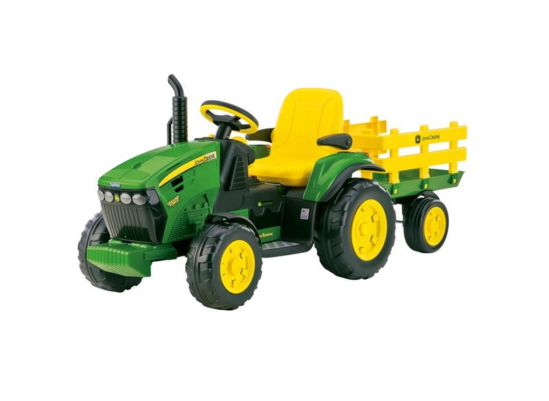 PEG PEREGO Tractor met aanhangwagen "Ground Force"
