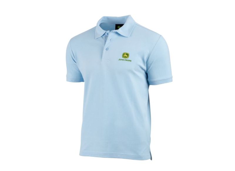 lichtblauwe polo