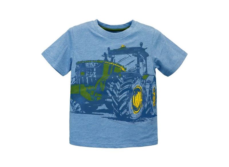 tshirt blauw frontlader